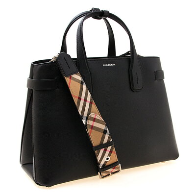 バーバリー BURBERRY バッグ レディース 2WAYハンド/ショルダーバッグ ブラック BANNER MD BANNER 4077518 L30:ACHLT 00100 BLACK【英国】