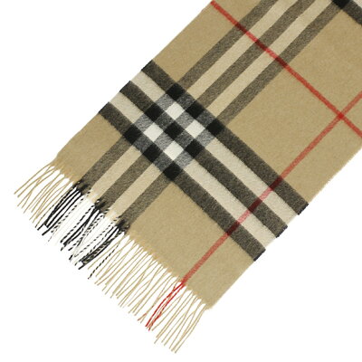 バーバリー BURBERRY カシミアマフラー GIANT ICON キャメルチェック 3929522 168:CS 2310C CAMEL CHECK 【英国】
