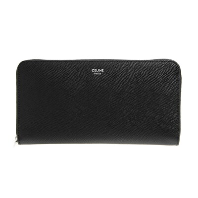 セリーヌ CELINE 財布 メンズ ラウンドファスナー長財布 ブラック 黒 LARGE ZIPPED WALLET 10B55 3BEL 38SI BLACK