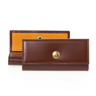 エッティンガー ETTINGER キーケース ハバナブラウン ブライドルレザー KEY CASE BH840AJR HAVANA BRIDLE HIDE COLLECTION【英国】