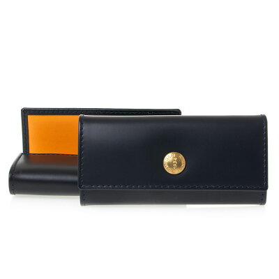 エッティンガー ETTINGER キーケース ネイビー ブライドルレザー KEY CASE BH840AJR NAVY BRIDLE HIDE COLLECTION【英国】