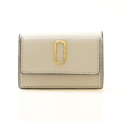 マークジェイコブス MARC JACOBS 財布 レディース 三つ折り財布 グラントベージュ/ライトベージュ THE SNAPSHOT MINI TRIFOLD M0014492 088 DUST MULTI【ミニ財布】