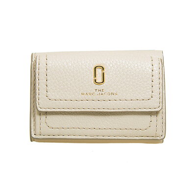 マークジェイコブス MARC JACOBS 財布 レディース 三つ折り財布 クリーム THE SOFTSHOT MINI TRIFOLD M0015413 106 CREAM【ミニ財布】