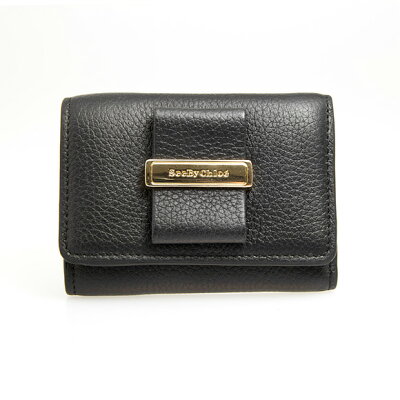 シーバイクロエ SEE BY CHLOE 財布 レディース 三つ折り財布 ブラック 黒 ROSITA COMPACT WALLET CHS18AP826 349 001 BLACK