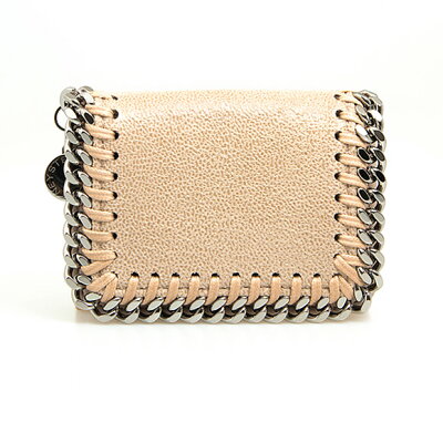ステラマッカートニー STELLA McCARTNEY 財布 レディース 三つ折り財布 ライトブラウン FALABELLA TRIFOLD WALLET 521371 W8675 9300 CLOTTED CREAM【英国】【ミニ財布】