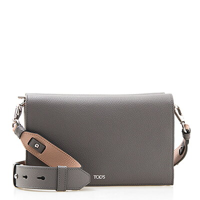 トッズ TOD'S バッグ レディース ショルダーバッグ タールグレー BAG NEW TRACOLLA XBWSELJ0100 WEB 8Q98 CATRAME ROSA LIN