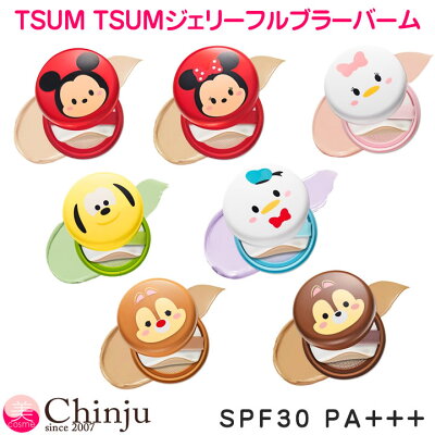 エチュードハウス ディズニー ツムツム エディション ゼリーフル ブラーバーム SPF30 PA+++ 15g ETUDE HOUSE フェイスカラー クッションファンデーション メイク下地