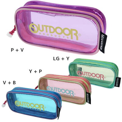 OUTDOOR アウトドアプロダクツ 筆箱 クリアボックス ペンケース サンスター文具 新学期 雑貨 ペンポーチ スポーツブランドグッズ シネマコレクション