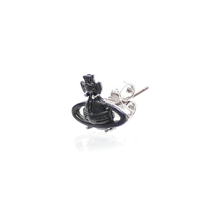 新品 ヴィヴィアン・ウエストウッド Vivienne Westwood SUZON ORB シングル スタッズ ピアス BLACK ブラック 黒 メンズ 新作 270000590011 グッズ