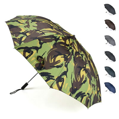 FOX UMBRELLAS フォックスアンブレラズ Black/Brown Maple Straight Handle 折りたたみ傘(58cm) TEL2 メンズ/傘/英国製/ギフト【AW】【送料無料】【SSFU】