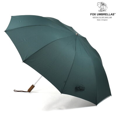 フォックスアンブレラズ FOX UMBRELLAS TEL2 Brown Maple Straight Handle 790 D.GREEN 傘 折りたたみ傘 ブラウンハンドル ダークグリーン メンズ【送料無料】