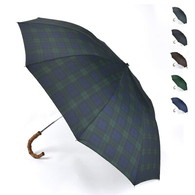 FOX UMBRELLAS フォックスアンブレラズ Whanghee Crook Handle 折りたたみ傘(58cm) TEL4 メンズ/傘/英国製/ギフト【AW】【送料無料】【SSFU】