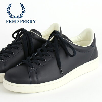 フレッドペリー Fred Perry スニーカー シューズ ブロー Breaux 本革レザー ネイビー 日本製 メンズ レディース 靴 ギフト トラッド