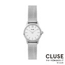 【日本正規品】無料ギフトラッピング クルース 時計 / CLUSE 公式ストア ラ・ヴェデット メッシュ シルバー ホワイト / シルバー 正規品 レディース 腕時計