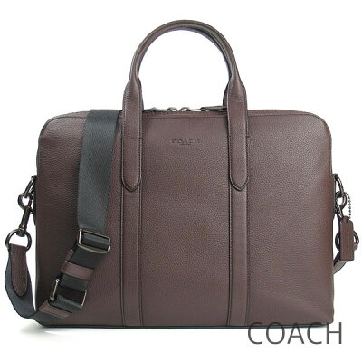コーチ COACH バッグ メンズ ビジネスバッグ ブリーフケース 2Way レザー 肩掛け・斜めがけ可能 A4収納可能 かばん 鞄 【送料無料】 ブランド コーチ正規品販売店 直営アウトレット店より直輸入 【あす楽】