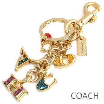 クリスマスラッピング! コーチ COACH キーホルダー レディース バッグチャーム キーリング ナスカン付き 【送料無料】 ブランド コーチ正規品販売店 直営アウトレット店より直輸入 【あす楽】