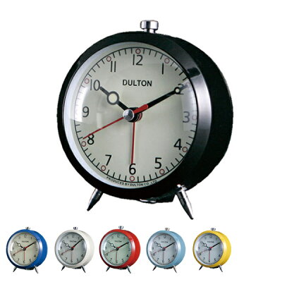 目覚まし時計 ダルトン DULTON アラームクロック ALARM CLOCK ( アナログ 時計 置時計 インテリア 雑貨 クロック とけい おしゃれ アラーム ベル 電池式 卓上 小型 )【3980円以上送料無料】