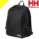 ヘリーハンセン リュック メンズ ヘリーハンセン バックパック リュックサック デイパック メンズ レディース ブランド ロゴプリント 黒 ブラック HELLY HANSEN DUBLIN 2.0 BACKPACK 67386