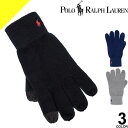 ラルフローレン　手袋（メンズ） ポロ ラルフローレン 手袋 グローブ メンズ スマホ対応 ニット ウール ブランド 暖かい プレゼント 黒 ブラック グレー ネイビー Polo Ralph Lauren Recycled Touch Glove PC0712 [ネコポス発送]
