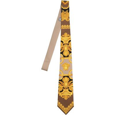 VERSACE ヴェルサーチ Multicolor Heritage print tie ファッション小物 メンズ 春夏2023 10079951A057335B940 【関税・送料無料】【ラッピング無料】 ju