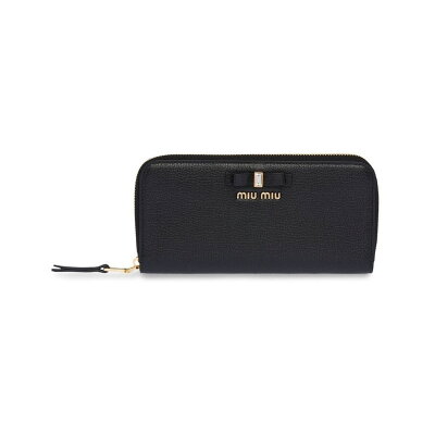 MIU MIU ミュウ ミュウ BLACK 財布 レディース 春夏2021 5ML5062D7AF0002 【関税・送料無料】【ラッピング無料】 mc