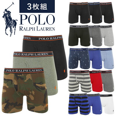 【43%OFF】【3枚セット】POLO RALPH LAUREN ポロ ラルフローレン ロングボクサーパンツ メンズ 下着 大きい おしゃれ ワンポイント ドット 綿 3枚組 ブランド 誕生日プレゼント 父の日 父 ギフト 記念日 SS063