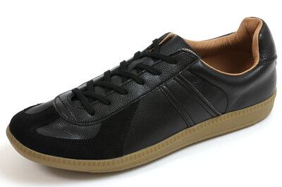 ジャーマントレーナー ローカットスニーカー ブラック (GERMAN TRAINER REPRODUCTED EDITION MODEL 42500 BLACK)