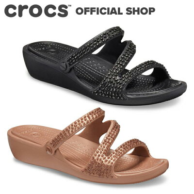 【クロックス公式】パトリシア ディアマンテ ウィメン Patricia Diamante / crocs レディース サンダル ウェッジ アウトレット outlet【OL】