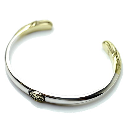 hi ココペリ シルバー925 バングル メンズ シルバーアクセサリー GOOD VIBRATIONS (ネイティブ系 ワンポイント ブレスレット ホピ族 インディアンジュエリー)