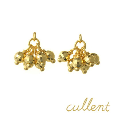 K18 ピアスチャーム chandelier ピアスチャーム 18金 18k 地金 レディース ジュエリー アクセサリー おしゃれ ニッケルフリー 金属アレルギー ノンアレルギー 【あす楽対応】