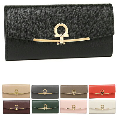 【P5倍 10/15 0時〜24時】フェラガモ 財布 長財布 ガンチーノクリップ レディース Salvatore Ferragamo 22D150 【返品OK】