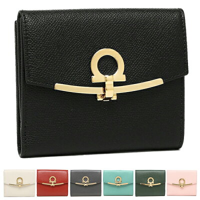 【P5倍 10/15 0時〜24時】フェラガモ 財布 二つ折り財布 ガンチーノクリップ レディース Salvatore Ferragamo 22C877 【返品OK】