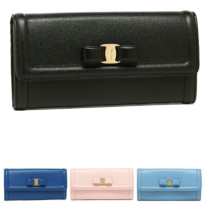 【P10倍 10/15 0時〜24時】フェラガモ 財布 長財布 ヴァラ リボン レディース Salvatore Ferragamo 22D154 【返品OK】
