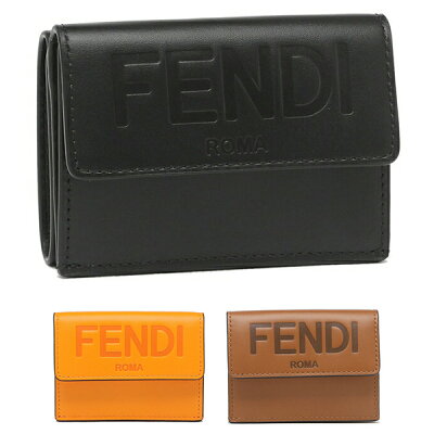 【P10倍 1/24 20時〜1/25 24時】フェンディ 財布 三つ折り財布 フェンディローマ ミニ財布 レディース FENDI 8M0395 AAYZ【返品OK】
