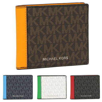 【10%OFFクーポン 5/13 15時〜5/20 9時】マイケルコース 財布 二つ折り財布 クーパー メンズ アウトレット MICHAEL KORS 36U1LCOF5B 【返品OK】
