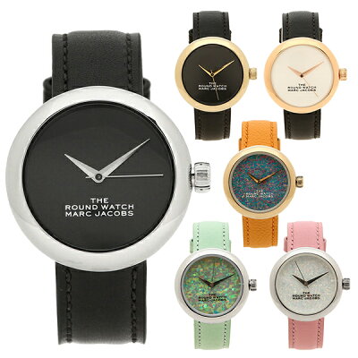 【P5倍 9/25&9/26 20時〜24時】【返品OK】マークジェイコブス 時計 レディース ザ ラウンド 32mm クォーツ MARC JACOBS