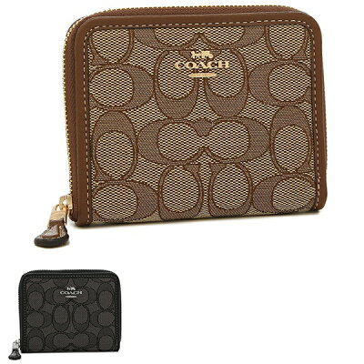 【返品OK】コーチ 財布 アウトレット COACH F30308 IME74 シグネチャー スモール ジップ アラウンド ウォレット レディース 二つ折り財布