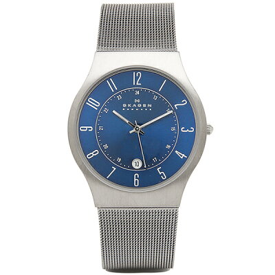 スカーゲン SKAGEN 時計 腕時計 メンズ スカーゲン 時計 メンズ SKAGEN 233XLTTN ウルトラスリム メッシュ 腕時計 ウォッチ シルバー/ブルー