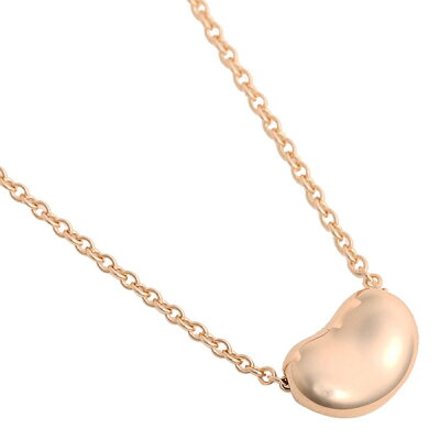 【30時間限定ポイント5倍】ティファニー TIFFANY & Co. ネックレス アクセサリー ティファニー レディース TIFFANY&Co. 27402968 エルサペレッティ ビーン 9mm 16IN 18R ペンダント ローズゴールド
