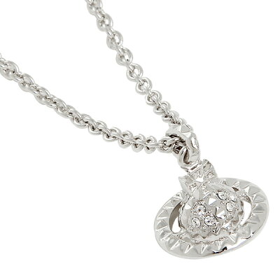 ヴィヴィアンウエストウッド ネックレス アクセサリー VIVIENNE WESTWOOD VWMT12626/2 メイフェア3Dスモール ペンダント シルバー