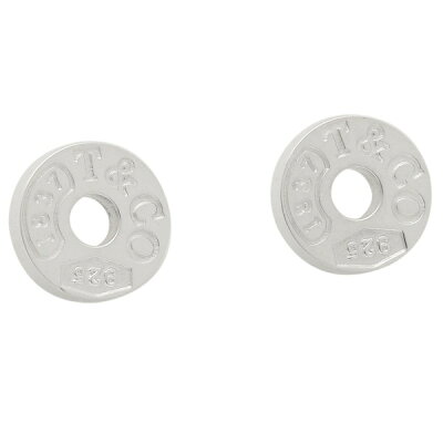 【P10倍 6/23 18時〜6/24 24時】ティファニー ピアス アクセサリー レディース TIFFANY&Co. 19710424 サークル ティファニー 1837 シルバー【返品OK】