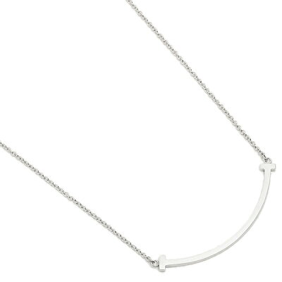 【30時間限定ポイント5倍】ティファニー ネックレス アクセサリー TIFFANY&Co. 35189424 18K Tスマイル ミニ 18W ペンダント ホワイトゴールド