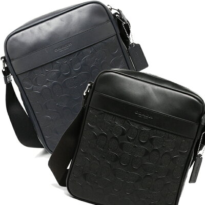 【26時間限定ポイント15倍】コーチ バッグ アウトレット COACH F11741 チャールズ フライトバッグ シグネチャー クロスグレインレザー メンズ ショルダーバッグ