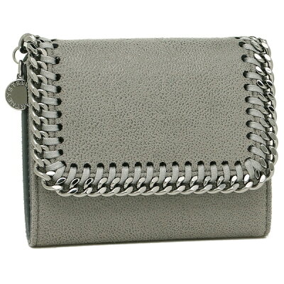 ステラマッカートニー 財布 三つ折り財布 ファラベラ ミニ財布 グレー レディース STELLA McCARTNEY 431000 W9132 1220 【返品OK】