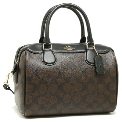 【10%OFFクーポン 3/17 15時〜3/24 9時】コーチ ハンドバッグ ショルダーバッグ アウトレット レディース COACH F32203 IMAA8 ブラウン ブラック【返品OK】