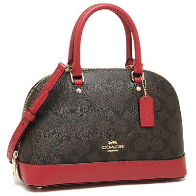 【10%OFFクーポン 3/17 15時〜3/24 9時】コーチ バッグ ハンドバッグ ショルダーバッグ アウトレット レディース COACH F27583 IML72 ブラウン レッド