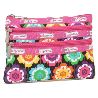 【4時間限定ポイント10倍】レスポートサック ポーチ LESPORTSAC 7158 D280 3 ZIP COSMETIC レディース MINI FESTA