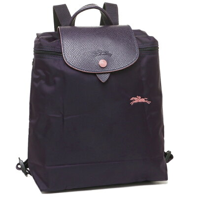 【P10倍 1/26 18時〜1/28 9時】【返品OK】ロンシャン リュックサック バッグパック レディース LONGCHAMP 1699 619 645 パープル