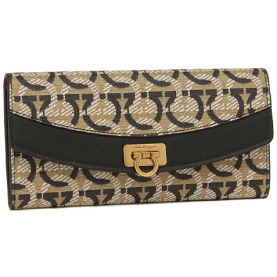 【P10倍 10/15 0時〜24時】フェラガモ 財布 長財布 レディース Salvatore Ferragamo 22D877 0724654 ベージュ 【返品OK】