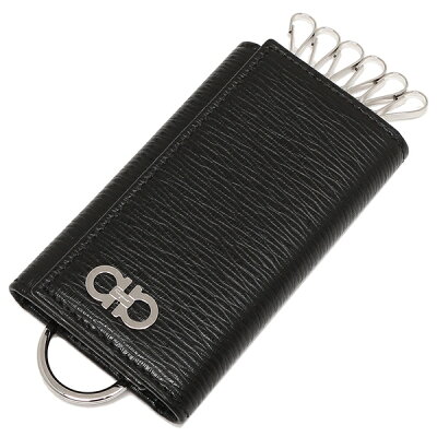 【4時間限定ポイント10倍】【返品OK】フェラガモ キーホルダー メンズ Salvatore Ferragamo 66A603 0722642 ブラック レッド